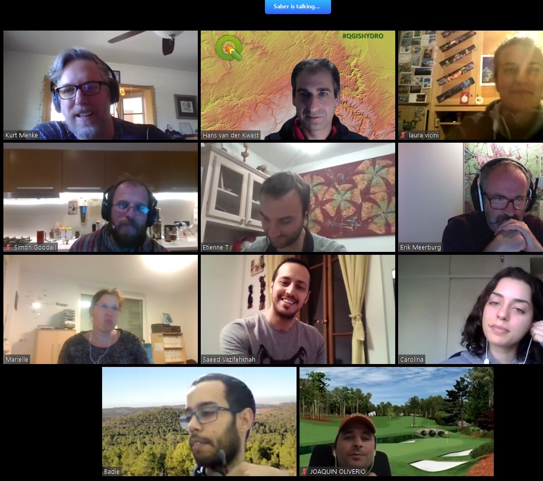 hansakwast's tweet photo. We had another great #QGISHydro Webinar. @geomenke and I presented about #OpenData and the #QGIS community. @etrimaille was our special guest presenting about developments with the QuickOSM plugin and publishing your projects with #Lizmap. And of course #geobeers at the end! https://t.co/cIvqHoBOne