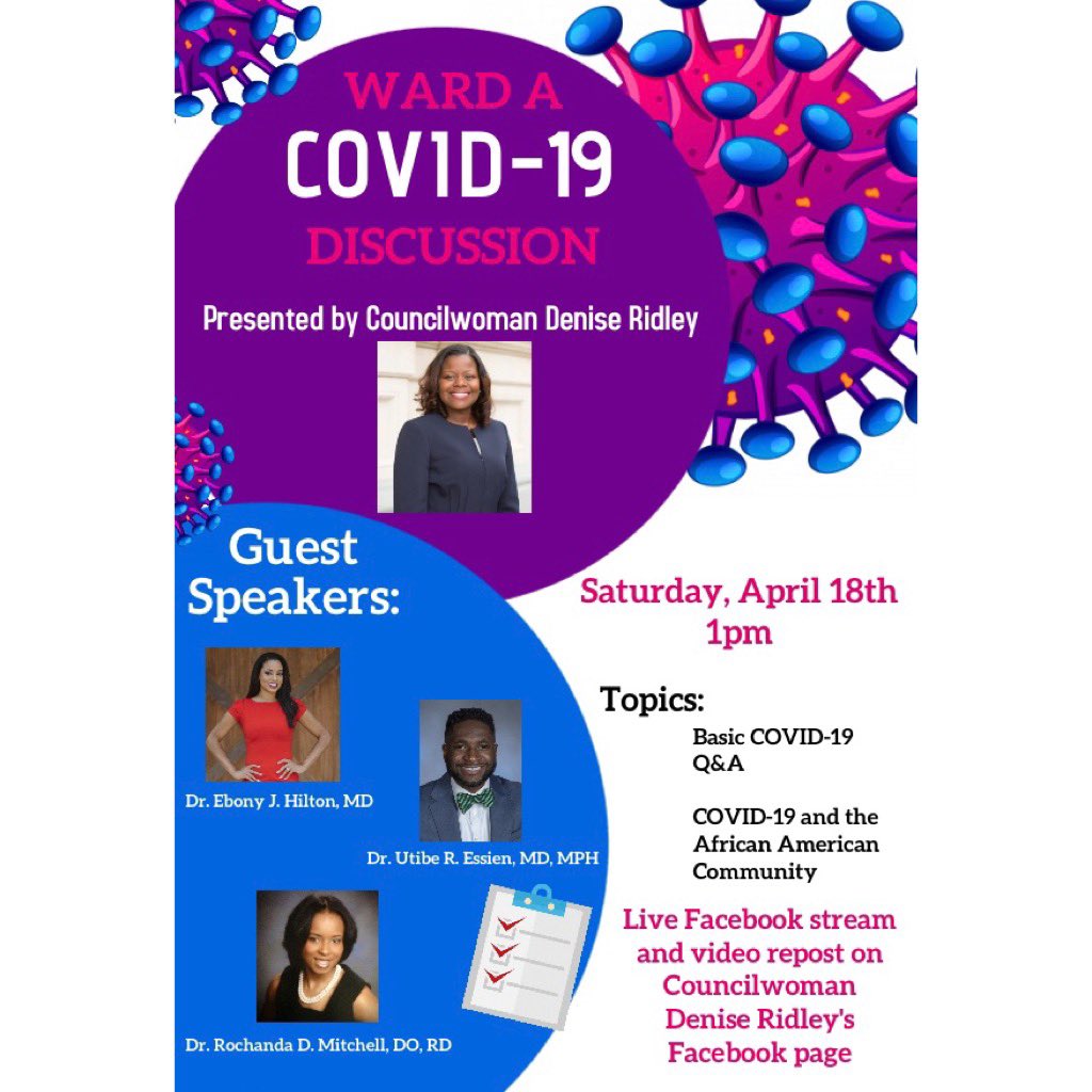 Join us tomorrow for a discussion on COVID-19...