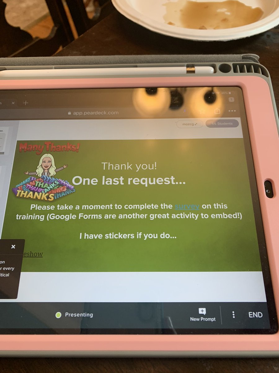 ErinAsamoto's tweet photo. Some @PearDeck training with @jaceysac thanks #MERIT19 for bringing us together! #ytech https://t.co/MlQiIaQtIt