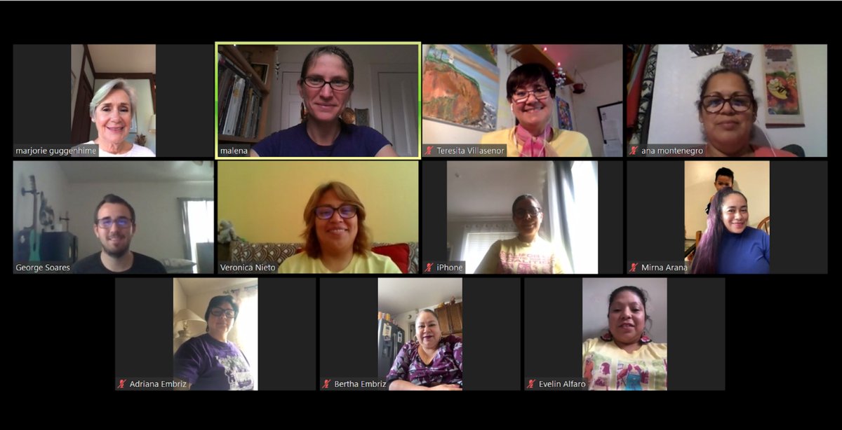 CADomesticWrker's tweet photo. Worker leaders meeting virtually yesterday with the office of @SenGonzalez_33 to talk about our campaign to pass SB 1257 and include domestic workers in Cal/OSHA Health and Safety protections.
¡Gracias a @SenGonzalez_33 y su equipo!
#SB1257 #MyHealthMyDignity #DignityRising https://t.co/ouMCDg89Li