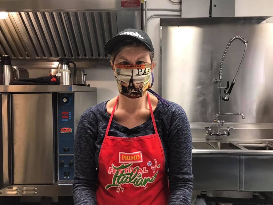 Many thanks to Paula our fantastic cook. She serves up delicious meals and her sense of humour keeps us all going through this difficult time.