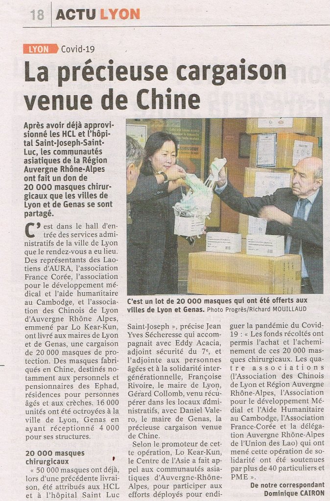 centreasie's tweet photo. On parle de nous dans le Progrès. https://t.co/pE6NPGiV0V