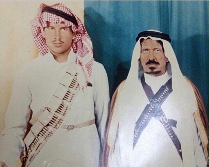#شخصيات_من_قبيلة_بلي الشيخ رشيد سلامه معلا العقيص رحمه الله والشيخ غازي رشيد سلامه العقيص