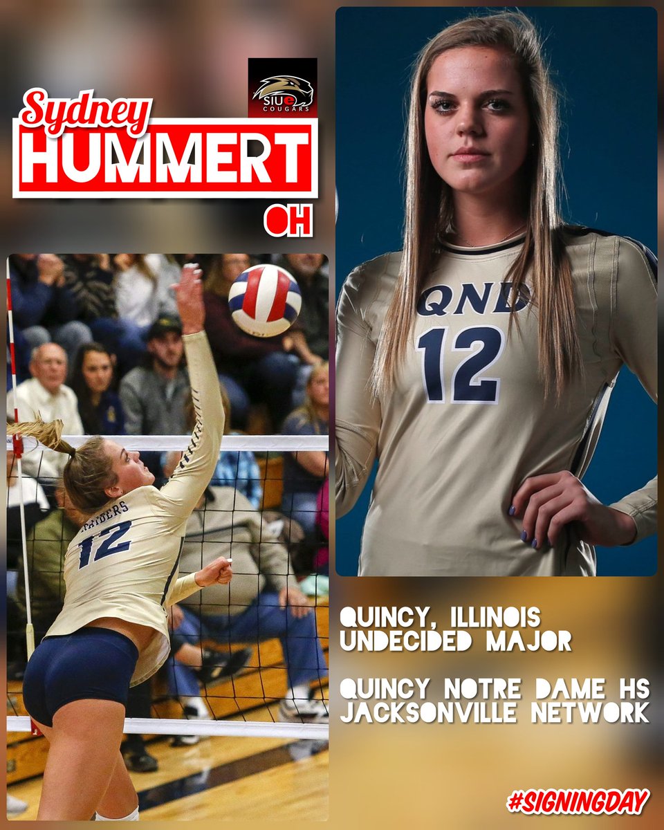 SIUEVolleyball's tweet photo. Welcome Sydney #SIUENation! "An exciting prospect who has enjoyed a lot of success in her high school career, Sydney is a beast on the court with untapped potential. Her ability to hit high and hard will challenge our gym immediately." https://t.co/cCz3jVo5yh