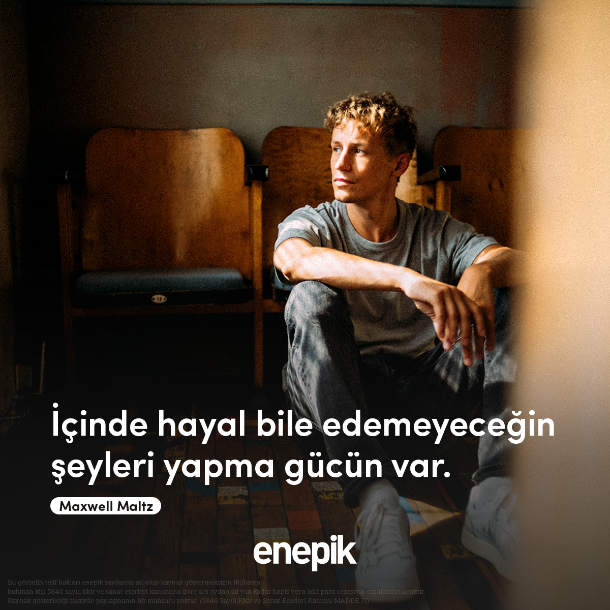 Potansiyelin var. Yüreğini ortaya koyup niyetine sadık kalırsan er geç emeğinin karşılığını alacaksın.