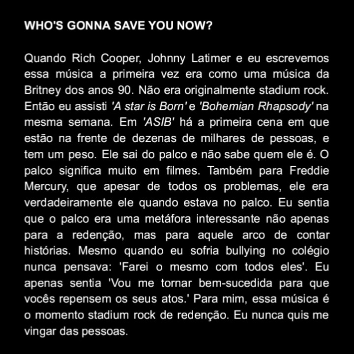 Rina Sawayama Brasil on X: 10. WHO'S GONNA SAVE U NOW? “Quando sofria  bullying no colégio nunca pensava: 'Farei o mesmo com todos eles'. Eu  apenas sentia 'Vou me tornar bem-sucedida para