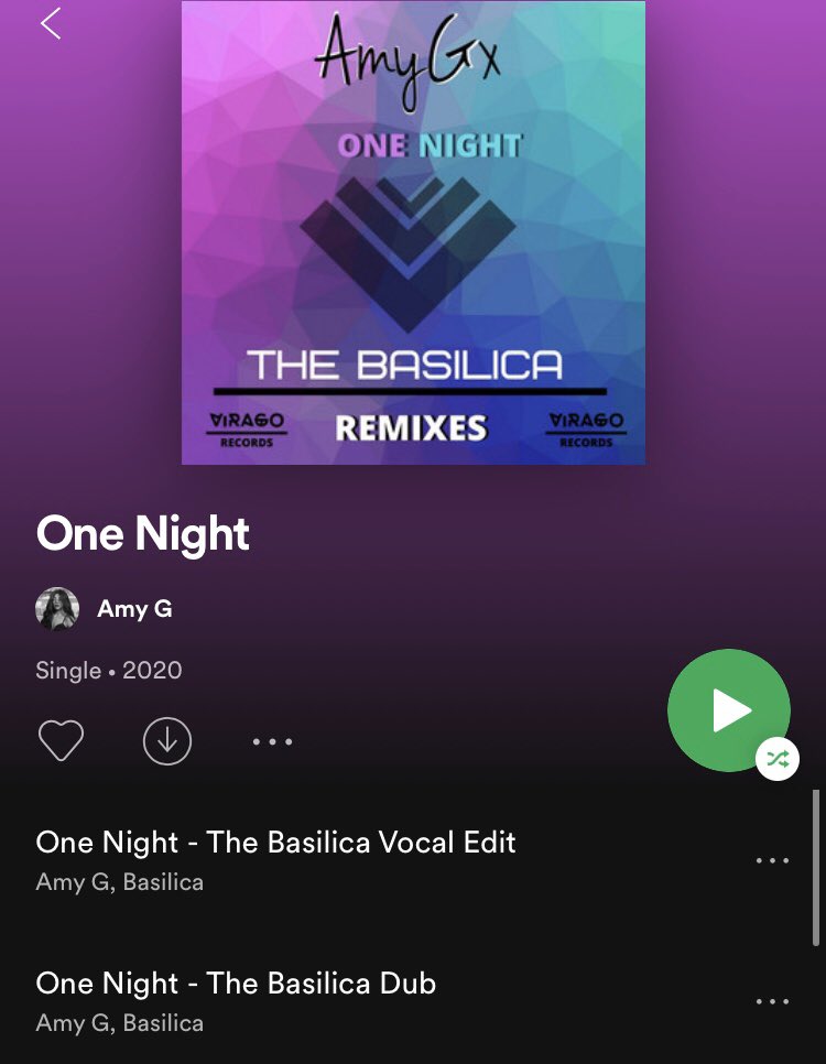 thebasilicadj's tweet photo. My remix of One Night - @SingerAmyG is OUT NOW!! Listen here - https://t.co/uZK9ZBB1vX https://t.co/FFsu8bBjCP