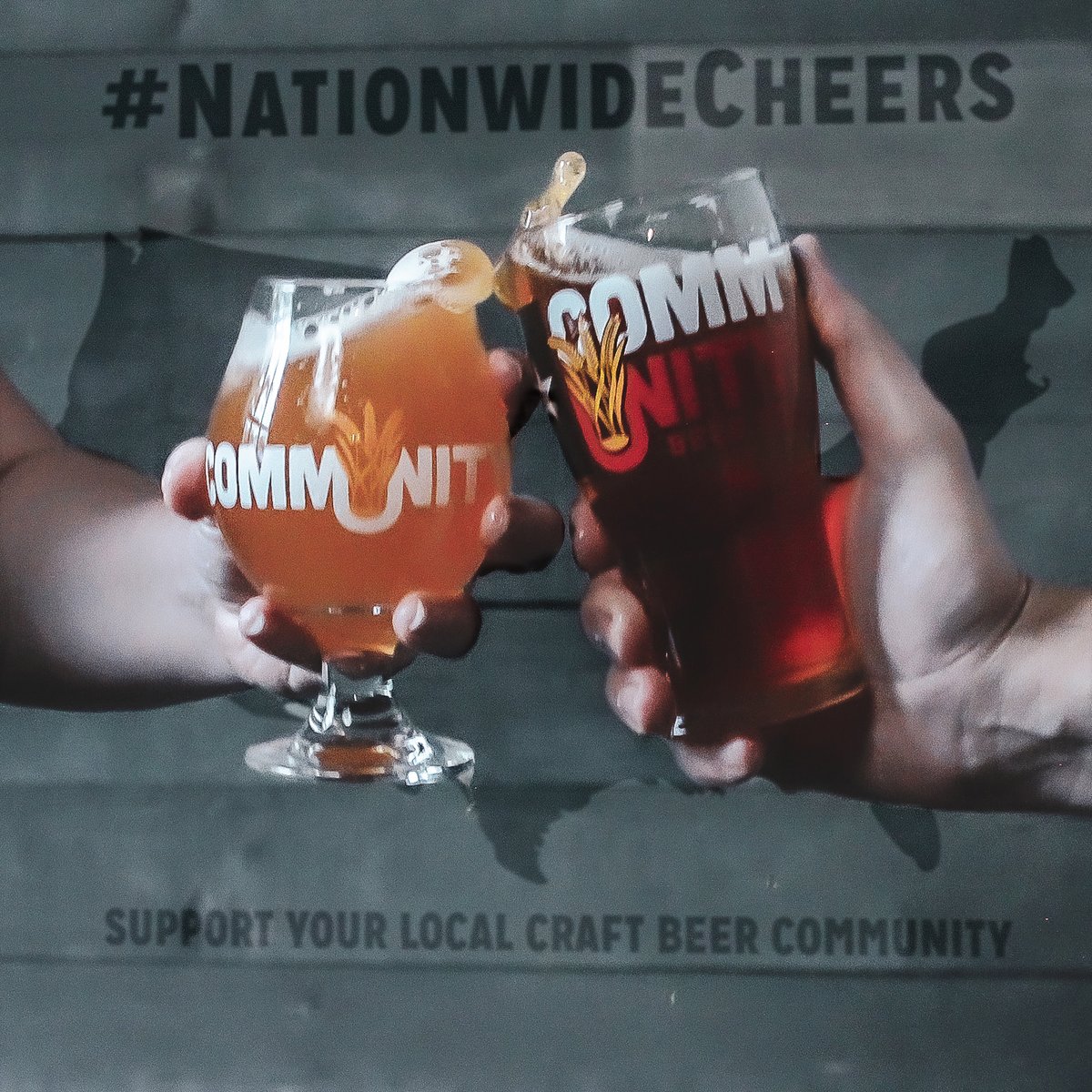 CommunityBeerCo's tweet photo. #NationwideCheers #SocialDistancing https://t.co/Pu4fEWo3J1