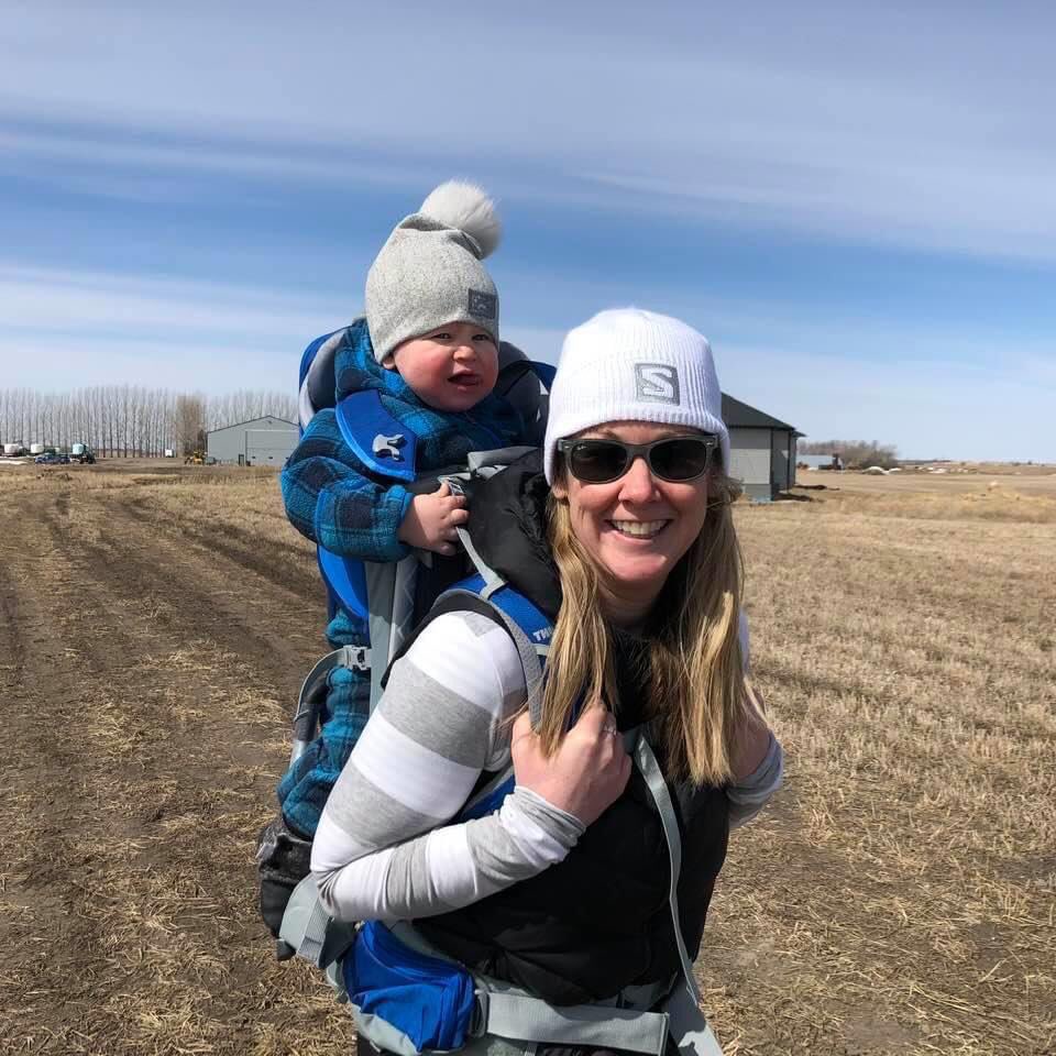 lindsaybstuart's tweet photo. @GSSD204 Wellness challenge week 2! It was finally dry enough to get out for a hike in the field with my little guy! https://t.co/K7MU5r40DX