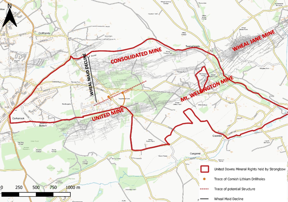 CornishMetals's tweet image. Final assays for the over-limit #copper assays from the high-grade discovery at the #Uniteddowns project, #Cornwall UK increase result intercept to 14.69m grading 8.45% Cu and 1.19% Sn and 0.15% Zn bit.ly/2VxtHLG
