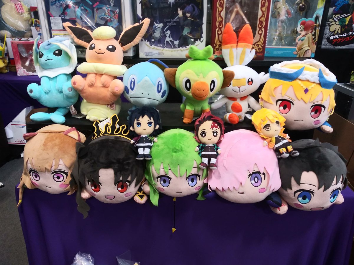 AnimeStuffStore's tweet photo. Check out all these brand new plush at https://t.co/H6twvWKvyO!
.
.
.
.
.
#animestuffstore #purpleplum #anime https://t.co/zHeNhFvTFi