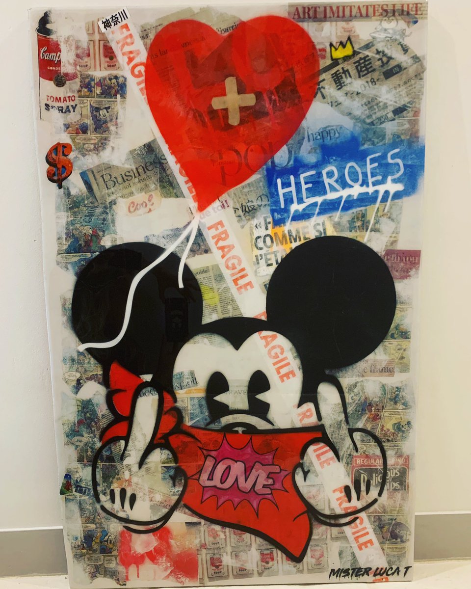 VENTE AUX ENCHÈRES AU PROFIT DE LA @fondationhopitaux !!
Afin d’aider et soutenir les équipes des soignants dans nos hôpitaux, l’artiste <a href="/misterLucaT/">LucaT</a> et <a href="/ChampopG/">Champop Galerie</a> mettent aux enchères cette pièce unique 18 avril de 10h à 21h. 
100% du montant reversés instagram.com/p/B_Fr08EqhpZ/…