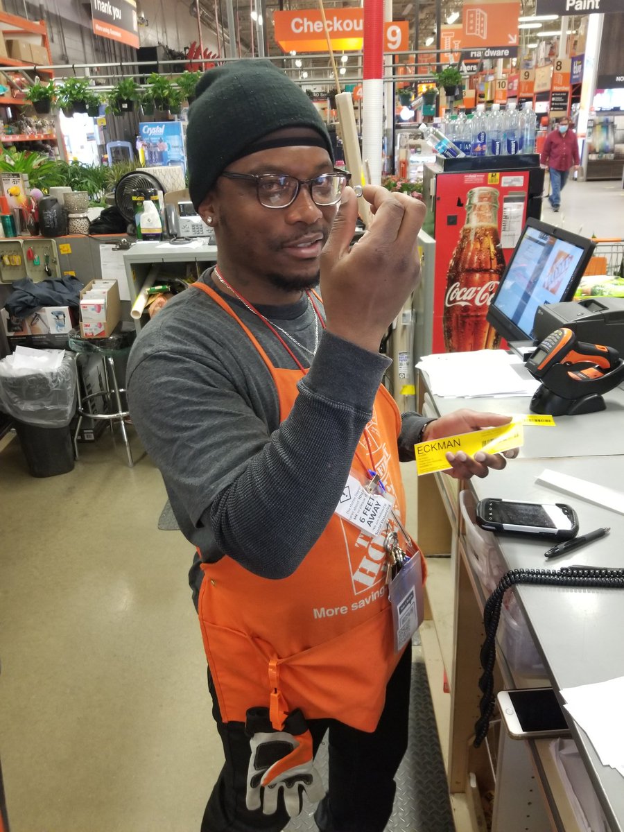 Rusty Murphy (@rustym_thd) on Twitter photo Service desk associate Ty pulling the world's smallest BOPIS. A single nut! <a href="/cochran_marc/">Marc Cochran</a> <a href="/BisbeeChance/">Chance Bisbee</a> <a href="/Tbar2017/">Trina Barton</a> <a href="/myohn2112/">Michael Yohn</a> <a href="/brittney_kann/">Brittney Kann</a> <a href="/roccisano_nancy/">Nancy Roccisano</a> Service desk associate Ty pulling the world's smallest BOPIS. A single nut! <a href="/cochran_marc/">Marc Cochran</a> <a href="/BisbeeChance/">Chance Bisbee</a> <a href="/Tbar2017/">Trina Barton</a> <a href="/myohn2112/">Michael Yohn</a> <a href="/brittney_kann/">Brittney Kann</a> <a href="/roccisano_nancy/">Nancy Roccisano</a>