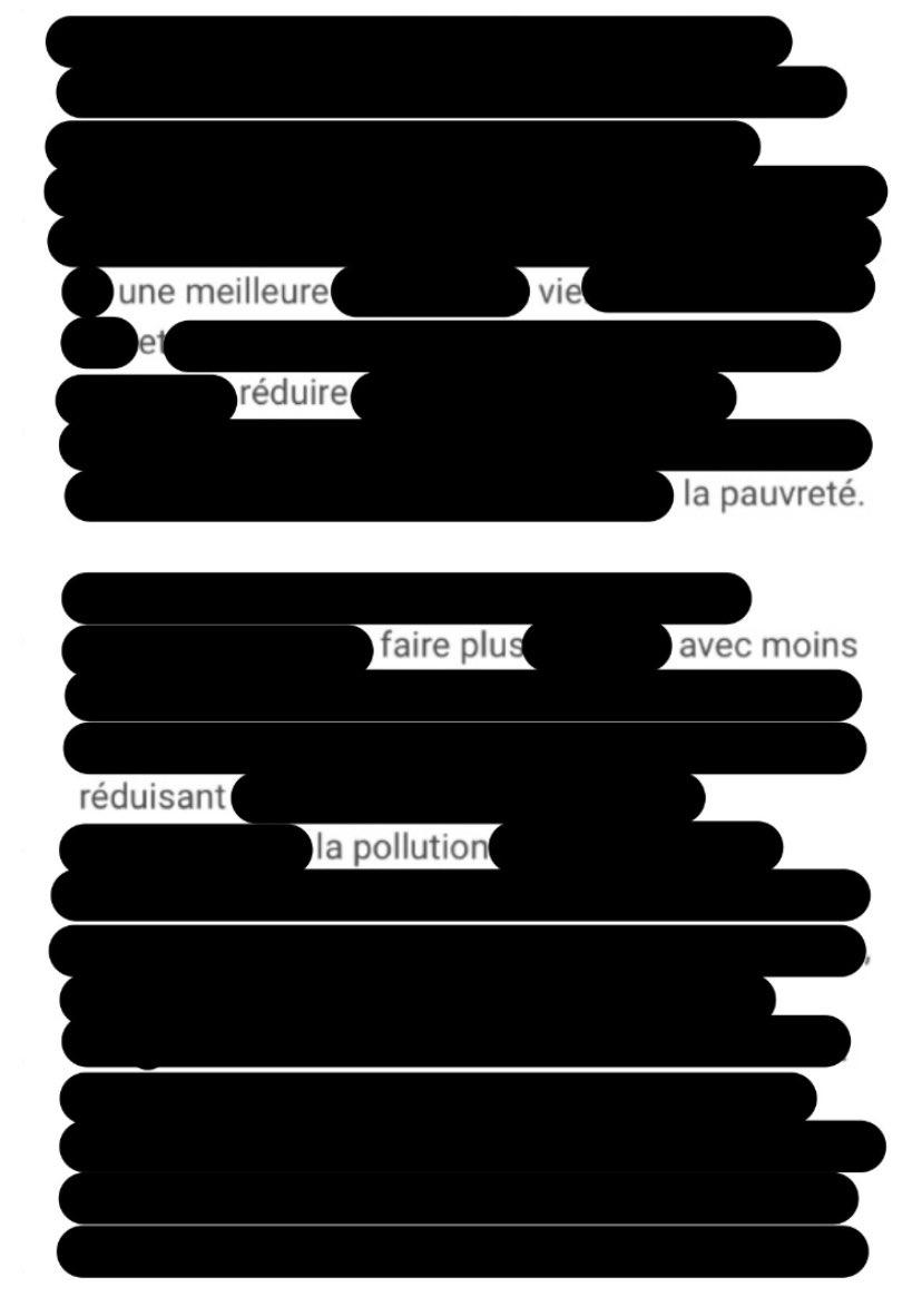 NatachaVautour's tweet image. D’autres poèmes #Blackout en lien avec les objectifs de développement durable. Impressionnant comment seulement quelques mots peuvent transmettre un message puissant! #FunCréatif #MakerFun
