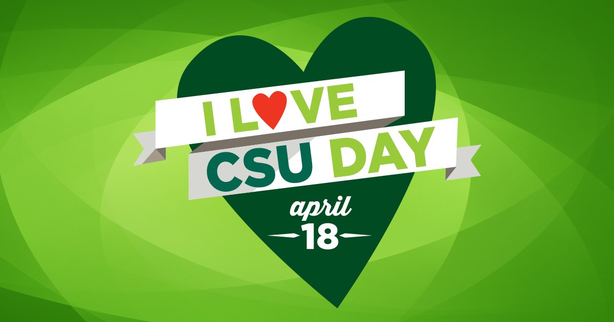TraciMcR's tweet photo. We love CSU every day, but tomorrow is a designated holiday!! Show me your green and gold and let's raise a socially distant cheers together! #ILoveCSUDay #GoRams #CheersToCSU https://t.co/fRbKYe2QSY