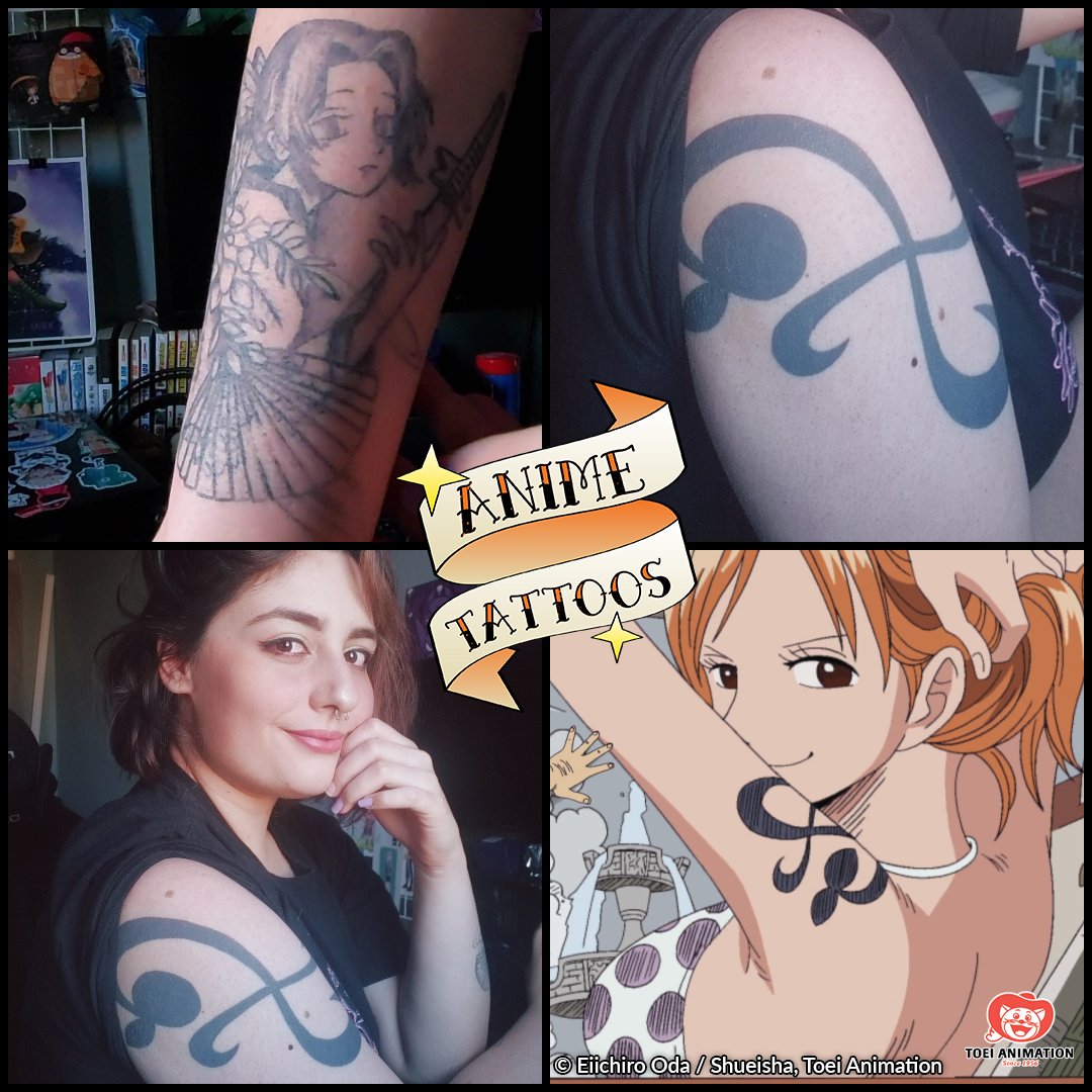 Crunchyroll on X: From One Piece to Demon Slayer ✨ Malu @malupki from  @crunchyroll_pt shows off her anime tattoos!! t.coLHfmHX6OIF  X