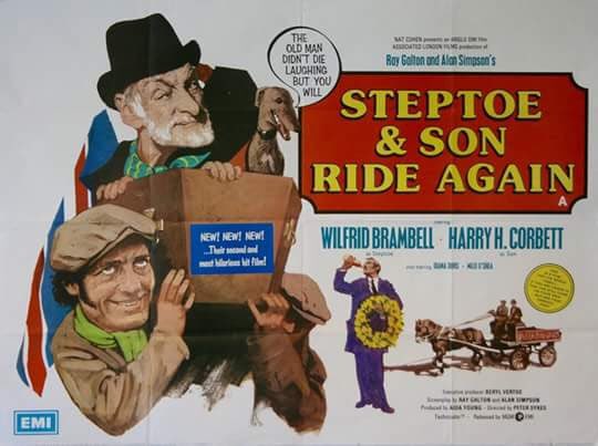 The late film for me tonight... it could be for you too as it’s just about to start on Channel 5! #steptoeandson #steptoeandsonrideagain