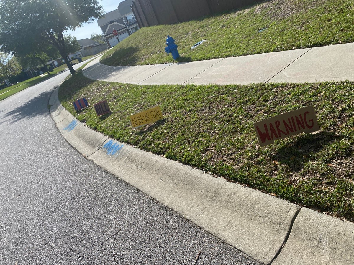 ShortHaul48's tweet image. Shout out to @natecnorman and @kraftien along with 2.0s who setup some signs to help push me on my grueling 4th leg, 9.7 miles, of the Virtual @Palmetto200. I can't even begin to name all the neighbors that cheered me on... Y'all rock!

There was a @F3PaperJam  sighting too!