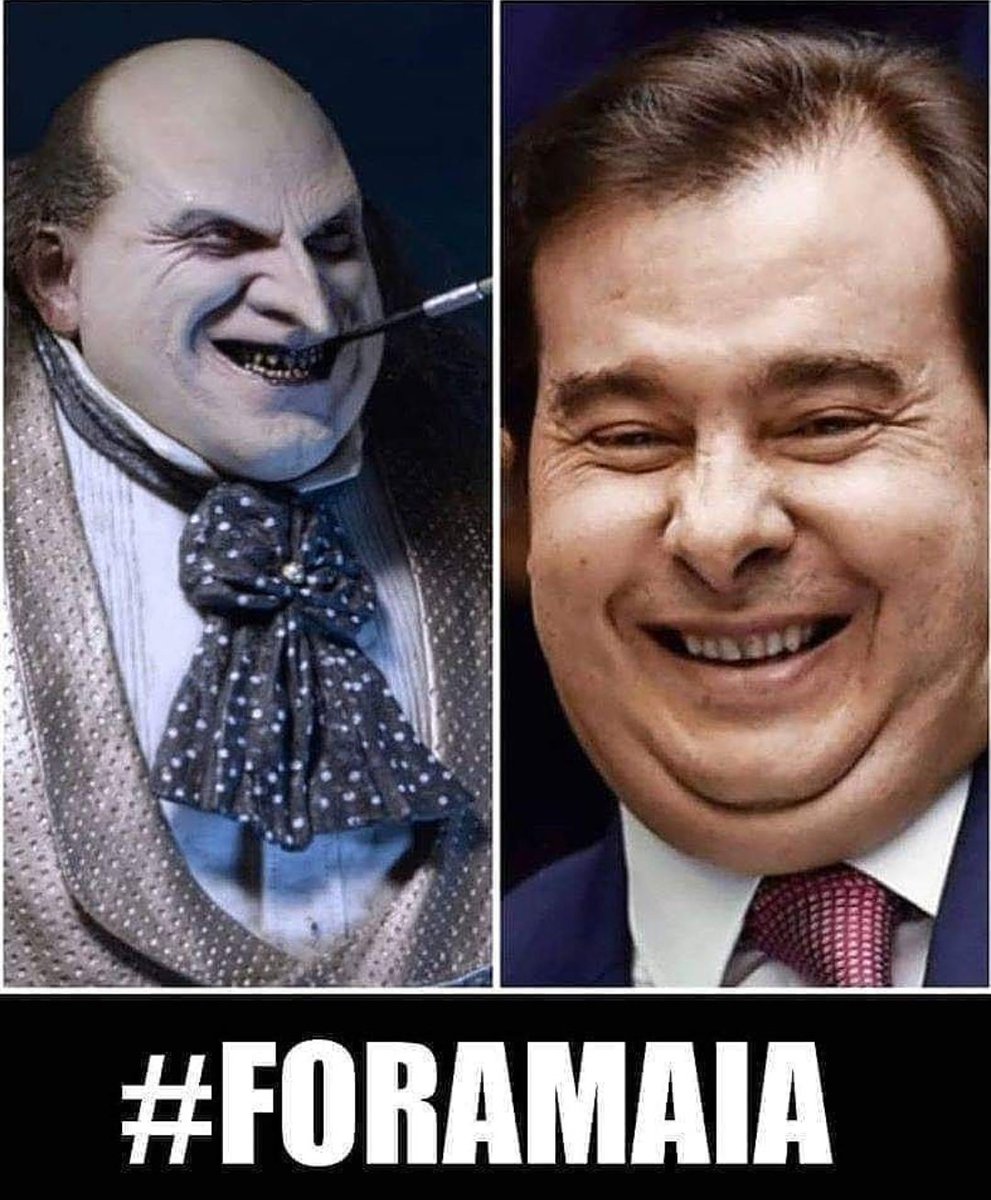leo_Careca's tweet photo. #ForaMaia 
A semelhança não é só física!
Mas pelo menos o Pinguim assumia seus crimes https://t.co/qZv0o6T56d