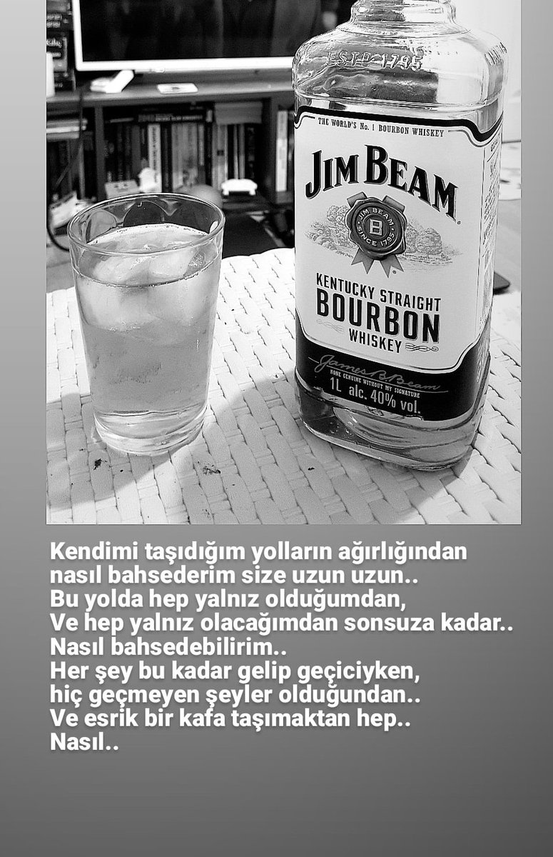 Kendimi taşıdığım yolların ağırlığından nasıl bahsederim size uzun uzun..
Bu yolda hep yalnız olduğumdan,
ve yalnız olacağımdan sonsuza kadar
Nasıl bahsedebilirim..
Her şey bu kadar gelip geçiciyken,
Hiç geçmeyen şeyler olduğundan..
Ve esrik bir kafa taşımaktan hep..
Nasıl.. https://t.co/uIbFOBvpHz