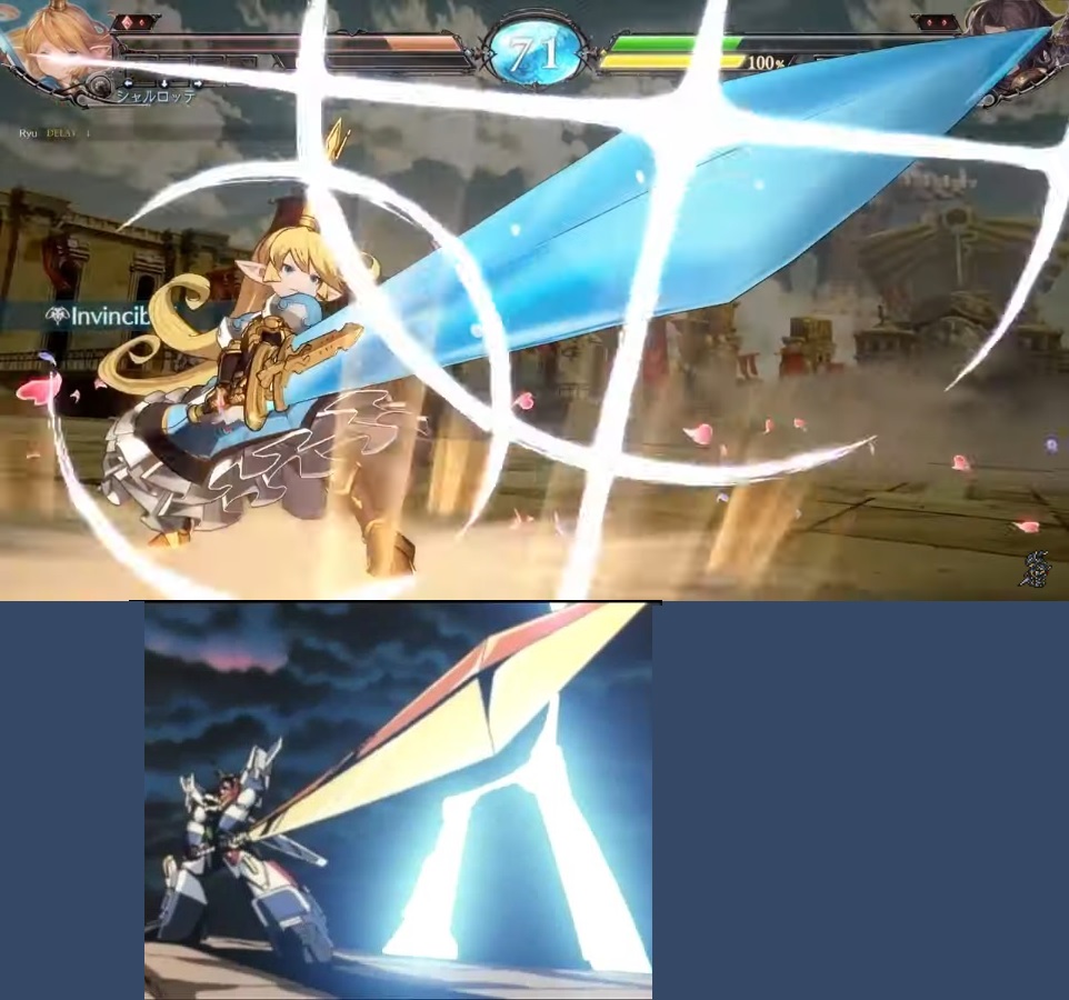 Granblue fantasy versus feels like an ode to obari. It& #39;s always so nice to let go your controller while praying to oneshot/not be oneshoted.Even more that i& #39;m currently maining charlotta while watching IBO.   #GranblueFantasyVersus