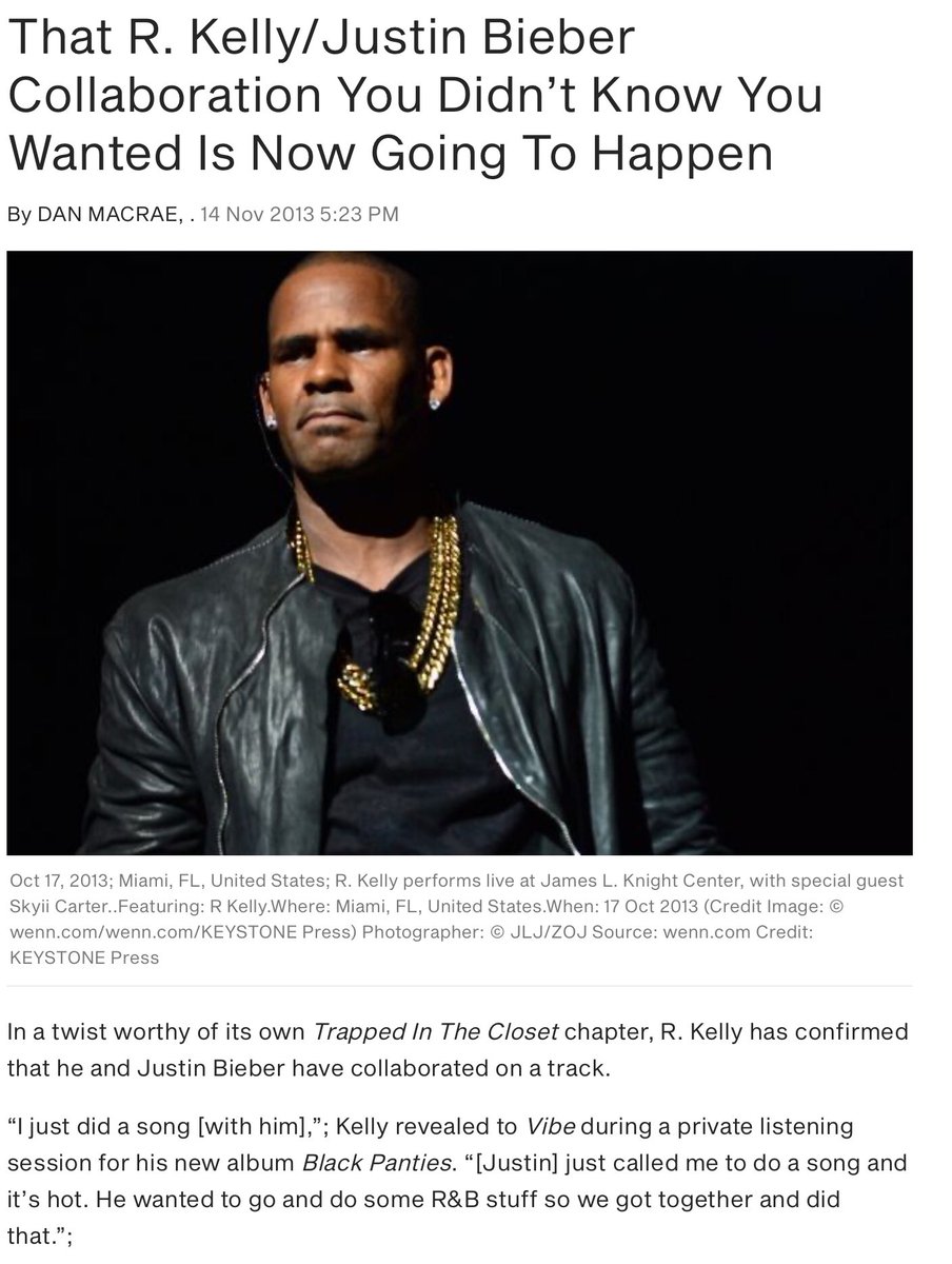 Justin Bieber decided to stay COMPLETELY SILENT. In fact, his collaboration is still up and is generating revenue for both of them.Scooter Braun WANTS you to forget this duetHe WANTS you to forget that he reintroduced R. Kelly to the public AFTER he was exposed as a predator.