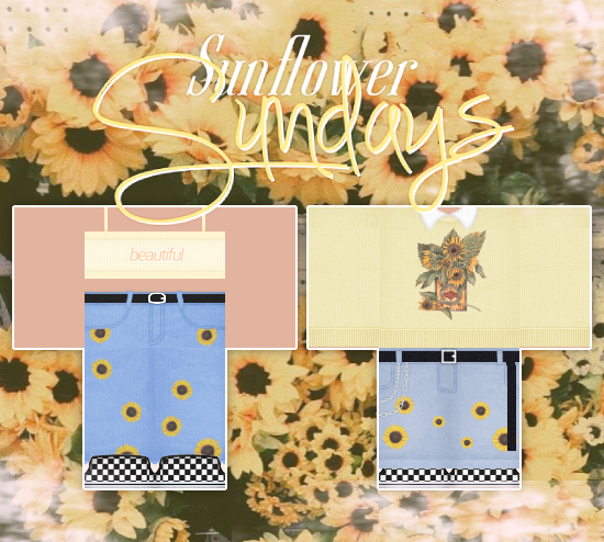 Arct But Spooky On Twitter Sunflower Sundays Sunflower Beauty Set Https T Co Bq8yrkjld9 Sunflower Sundays Fit Https T Co W2cwnjeqsp Https T Co M6kqvj8l9v - roblox sunflower logo