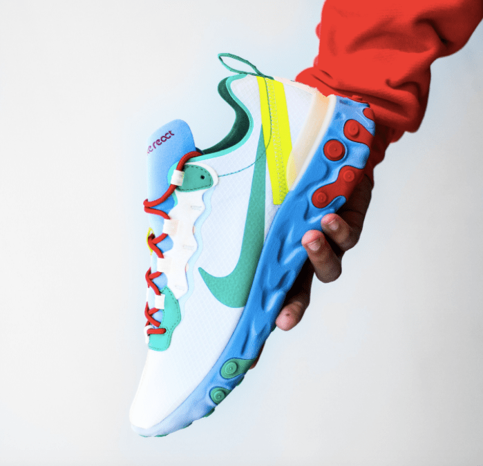 nike react element 55 guava ice