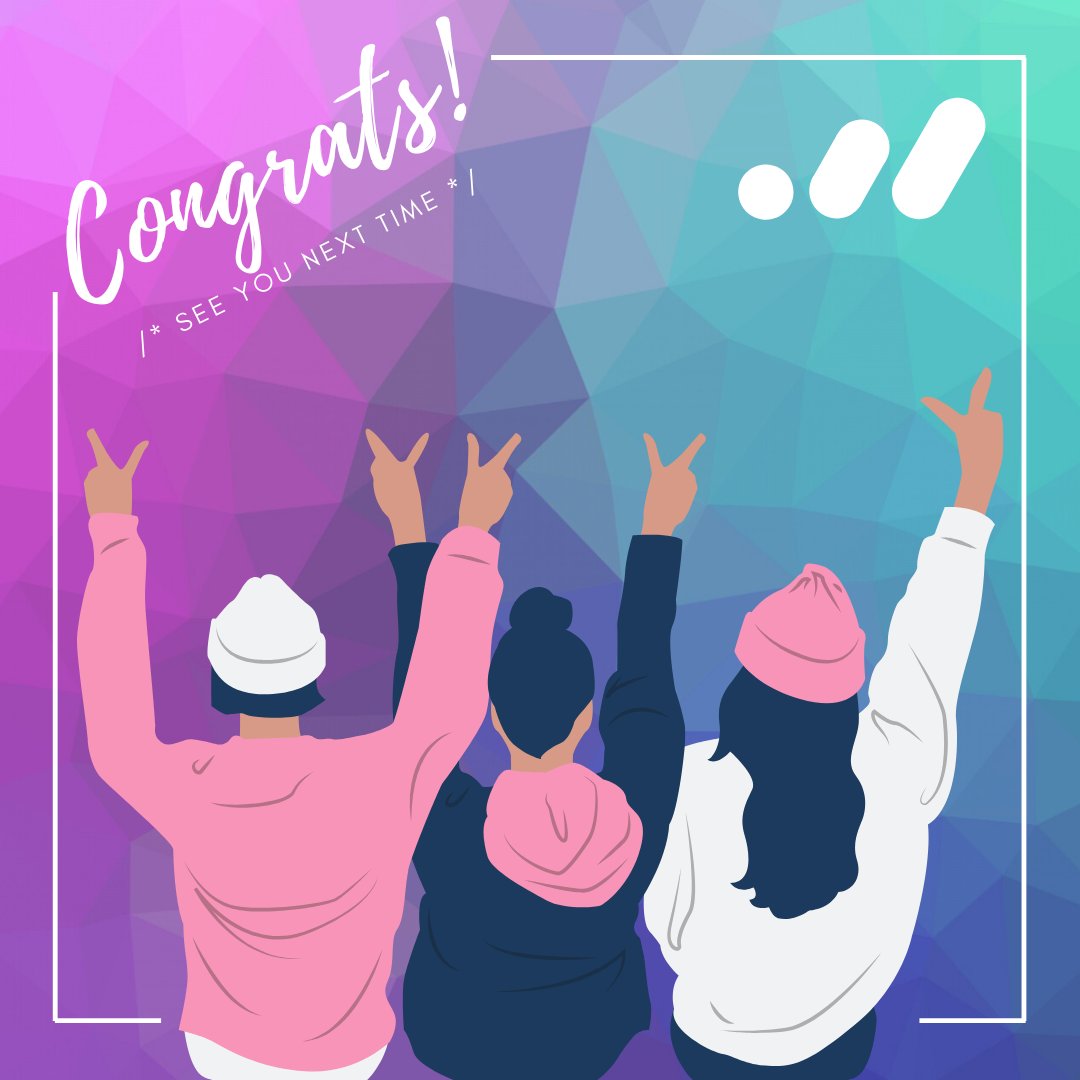 MCJSMelb's tweet image. Congratulations to everyone who took the plunge and started the #musescodejs workshop today!
Thank you to all our mentors & committee members for an awesome first #remote workshop!
Join us on slack for info on meetups, extra resources & to continue the convo as you learn!