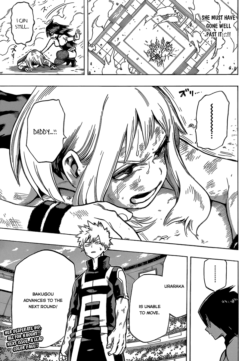 Proofplaya's tweet photo. #ComicThatMadeMeCry
My Hero Academia. My poor girl :( https://t.co/X6SN1ksHSo