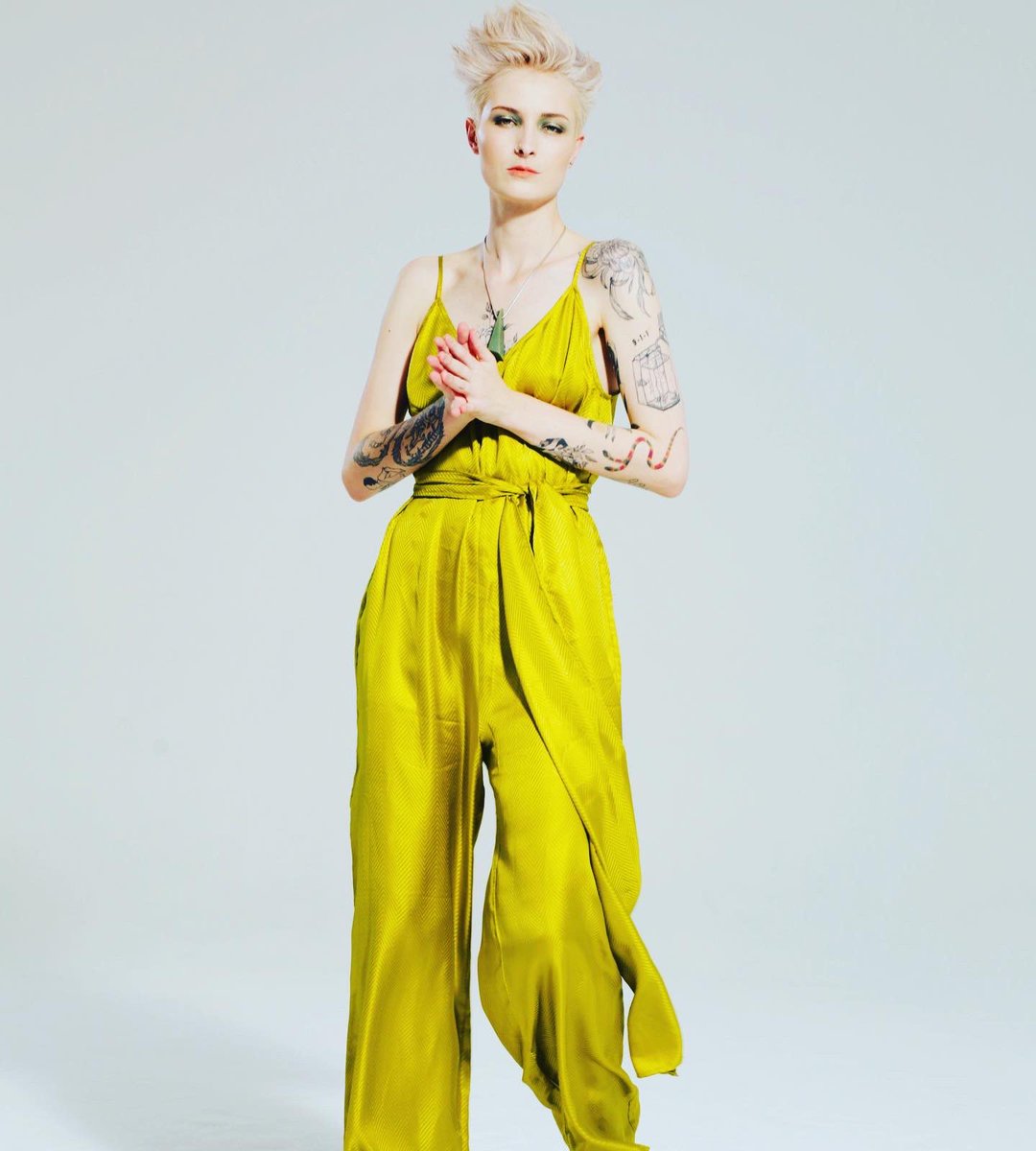 Kowhai silk jumpsuit...Pre-order safety from your bubble delivery post lockdown... $580 Pm tō purchase ...