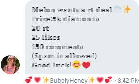 t2sx44's tweet photo. I got another rt deal from @BubbletHoney Please, help me out. https://t.co/Ej1QCAxL4L