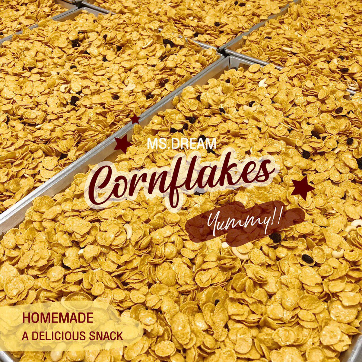 MsDreamLand1's tweet photo. Caramel Cornflakes 🌽 ต้นตำหรับคาราเมลคอนเฟลค
แสนอร่อย ทั้ง 3 รส คาราเมล ชีส🧀 บาบีคิว🍢 #Msdream #คอนเฟลก #ขนมออนไลน์ #Cornflakes  #อร่อไม่ยบอกต่อ #อร่อยไปแดก #เราไม่ทิ้งกัน #อยู่บ้านหยุดเชื้อเพื่อชาติ #โควิด19 #เมนูกักตัว #ถูกและดี #ตลาดนัดออนไลน์ประชาธิปไตย https://t.co/SzUR8KNGvB