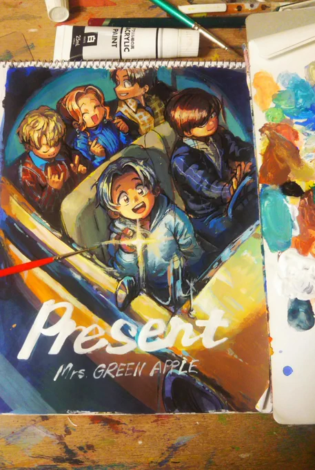 #PRESENT
#MrsGREENAPPLE 
素敵なプレゼントありがとうございます…もう毎日聴いてます……✨? 