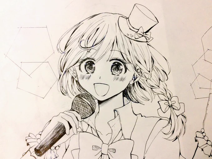3年前の絵キラッキラしてる 