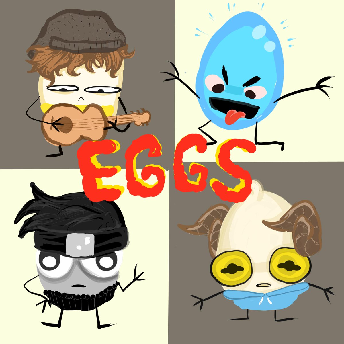 Raventhelemon's tweet photo. for the new @OfficialToes  challenge can you tell whos ,who?

#easTOEegg #skeppy https://t.co/mmWxe9lysS