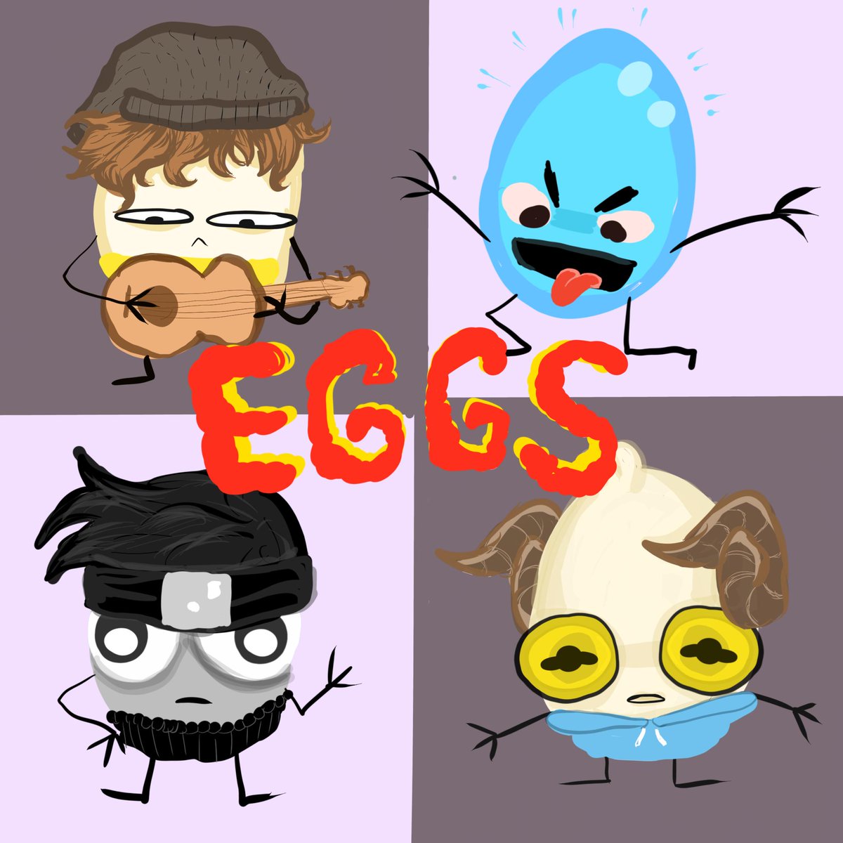 Raventhelemon's tweet photo. for the new @OfficialToes  challenge can you tell whos ,who?

#easTOEegg #skeppy https://t.co/mmWxe9lysS