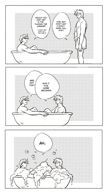the cj server: so caesar canonically wears a layer of soap on him at all times huh
kuro:
kuro: so that makes caesar a walking bathbomb 