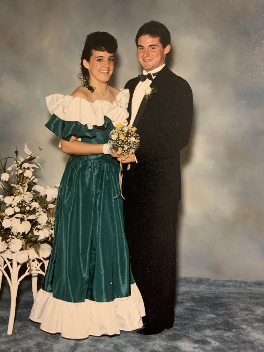 mdowning11's tweet photo. Hahahahaha!! Since a lot of teachers were doing a Flashback Friday for Fancy Friday... Here is my Senior Prom Picture #FHSVSW
@FHSPeerLeaders @FHS_FH_02038 https://t.co/G2OJNQtZLy
