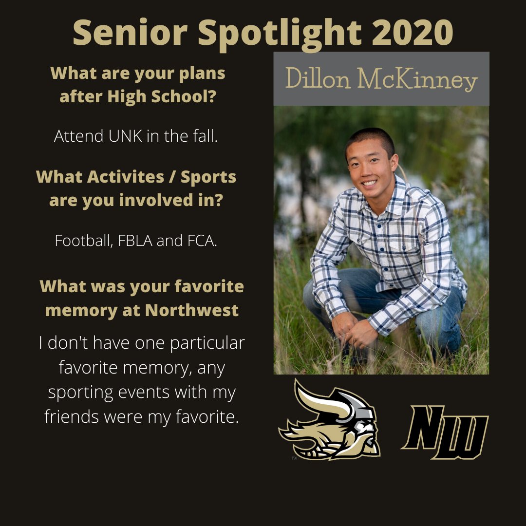 VikingsNW's tweet photo. It’s time to spotlight a few more Viking Seniors... We are so proud of our class of 2020. #SeniorSpotlight #ginwvikings https://t.co/c78NlYdRVm