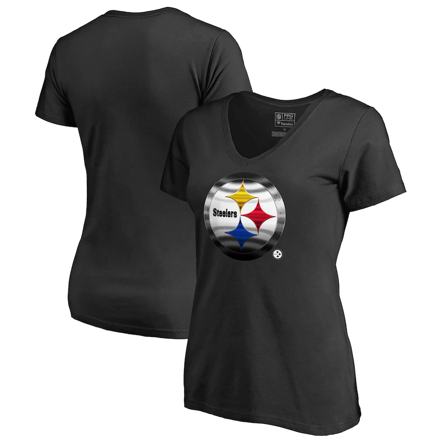 SteelersZone1's tweet photo. Steelers Women's Midnight Mascot V-Neck T-Shirt
Get yours here ➡️ https://t.co/T7tOspWJsB
#Steelers #SteelersNation https://t.co/DqqT4cmGmI