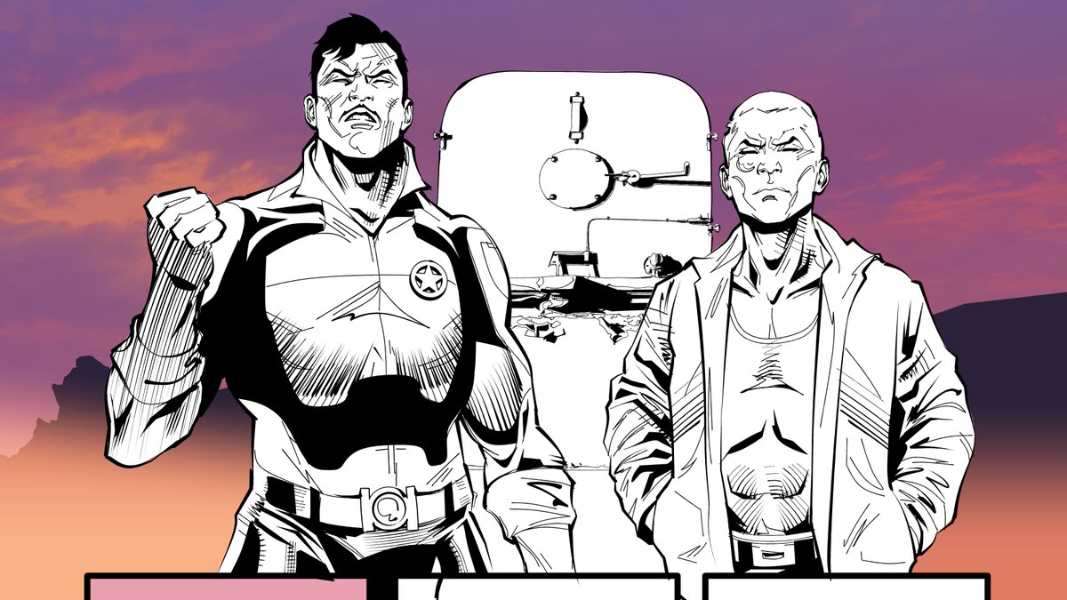 BenjaminWMorse's tweet photo. Some Friday progress- almost done with issue#3! #conceptart #comicartist #comicart #illustrator #illustration #scifi #sketch #sketchbook #sketching
#comicbook #makecomics #makecomicart #indiecomics #originalcharacter #comics #PortfoIioDay https://t.co/1FkncMf34q