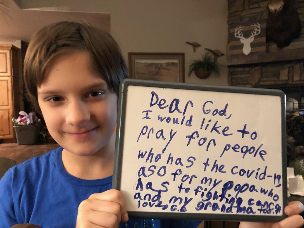SJAcademy1890's tweet photo. sjacademy1890
4th grade prayers &amp; thoughts about our world today. @mrgapinski #mrs.eckroth #kindhearts #distancelearning2020 https://t.co/oqZjrAmCSm