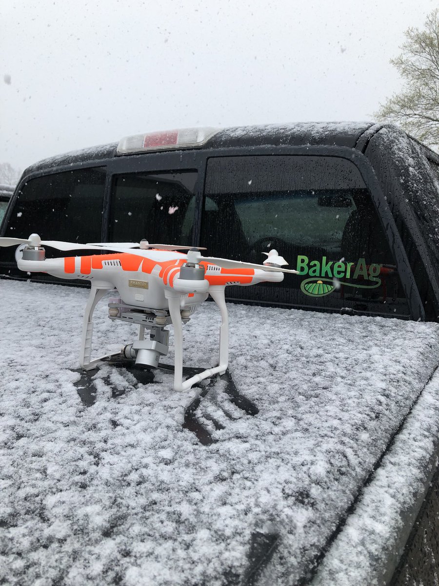 bakeragservices's tweet photo. Flash back Friday. #spring19. April 27, 2019. Got snowed out flying drone. #bakerag #spring20 #plant20 will return soon. https://t.co/47Ujw0Z49c