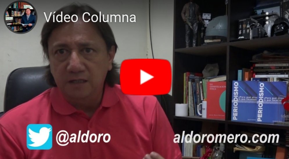 Aldoro's tweet photo. Vídeo columna: «Periodismo como auditor social en la crisis». https://t.co/Ns3Frlidun https://t.co/y8KcF2u3un