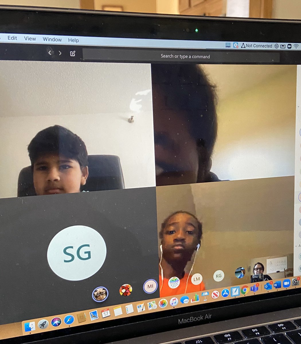 eldridge_class's tweet photo. Highlights from our class meeting today included playing a virtual game of “snowman” and singing our school song. Maybe it didn’t sound the best, but it sure made me smile! #foresthillsrocks #missmystudents @ForestHillsEP #WeInspireEACH https://t.co/EjXFzmyU4t