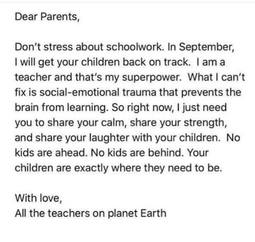 This brought me to tears. Such a great reminder to take a deep breath and just love on your children right now. ♥️