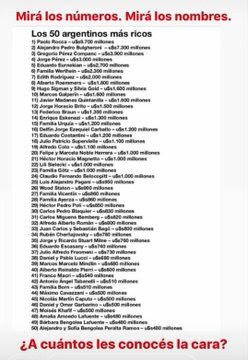 LancioniRP's tweet photo. #LosRicosNoQuierenPagar #Magnetto y #LosMiserables infectan de #OdioVirus a los débiles p/engrosar el #EjercitoDeZombies deseando #LaCaidaDelGobierno xq #ClarinTieneBonos de la #ObscenaDeuda contraída x #Macri x $ 1.178.000 @CaraDeTerror @AlmaDeMillo @panamacrioffsho @lparietti https://t.co/x0di8s7jSG