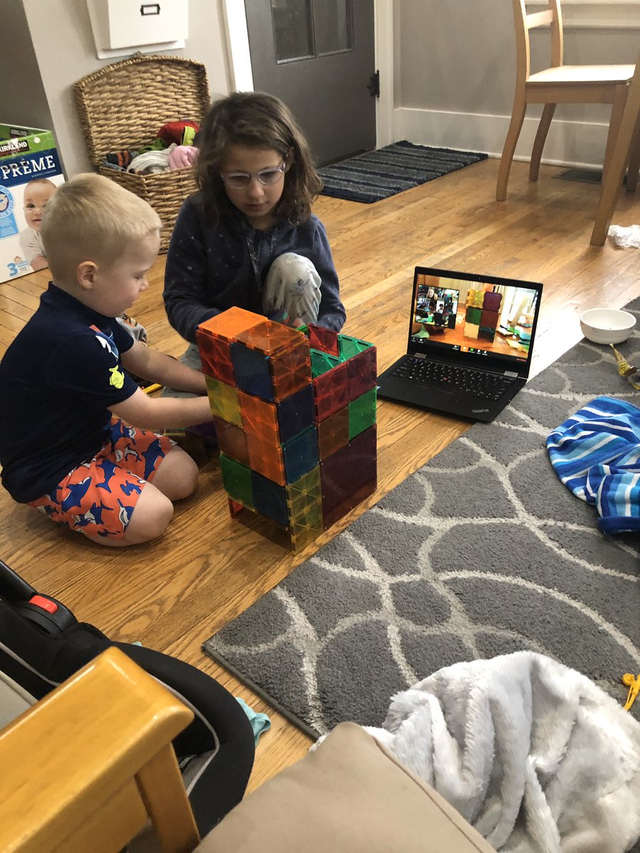 Our preschool classroom traveled to the beach today where we went surfing, built sandcastles and buried ourselves in the sand <a href="/PCLRobinson/">Patrick Robinson</a> #oakpark97 #whittierwildcats #remotelearning #virtualfieldtrip