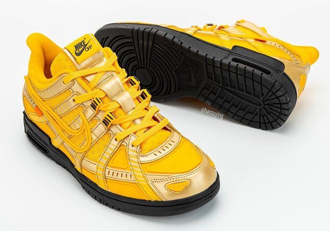 NiceShoe1's tweet photo. Off-White x Nike Rubber Dunk “University Gold”
Release Date: July 2020
$180
Style Code: CU6015-700 https://t.co/hlIgZeUW0H